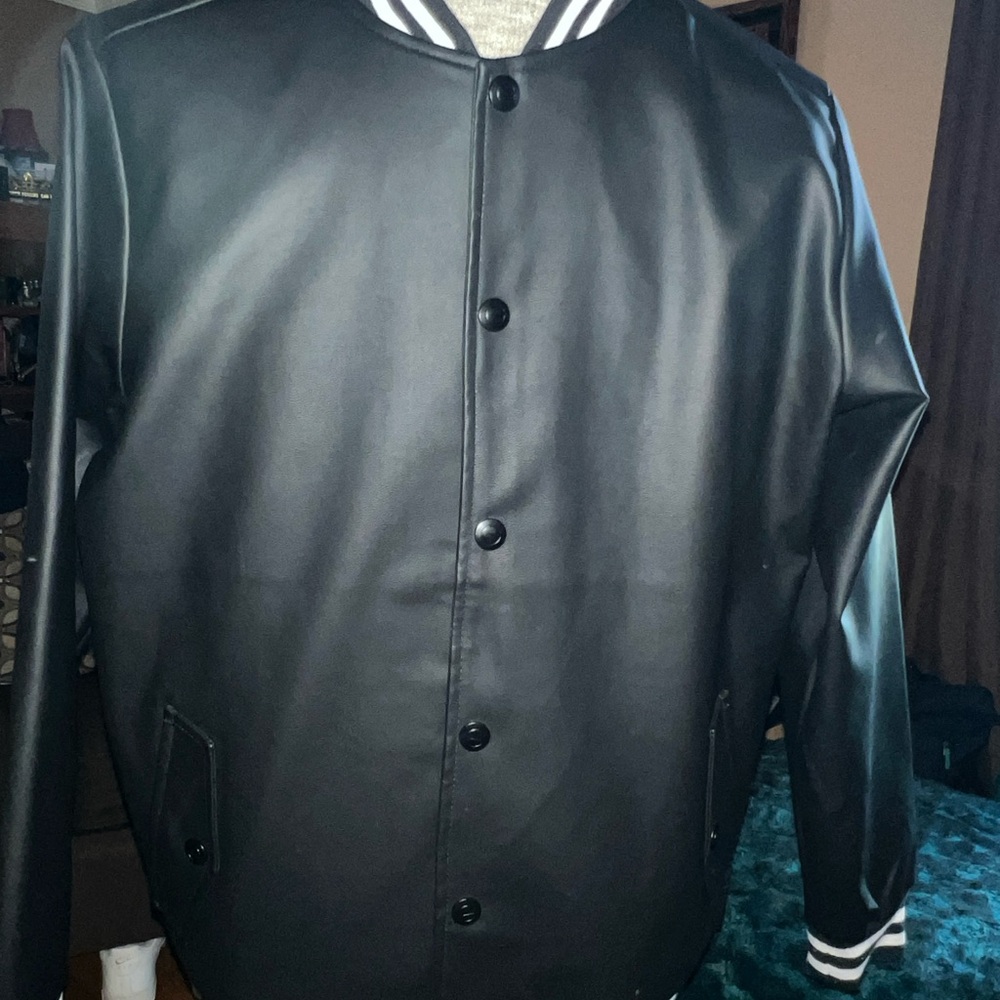 Classic Black Bomber Jacket